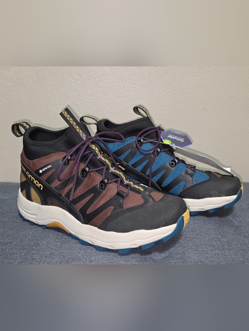 Salomon Women’s Athletic Shoes in Blue, Brown, Black